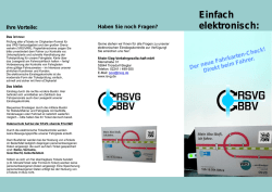 Einfach elektronisch: