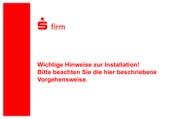Einfach und schnell zum Ziel: SFirm 3.1 Quicksteps f&uuml;r Anwender