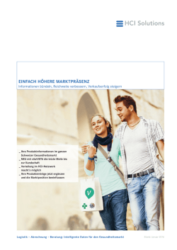 EINFACH H&Ouml;HERE MARKTPR&Auml;SENZ