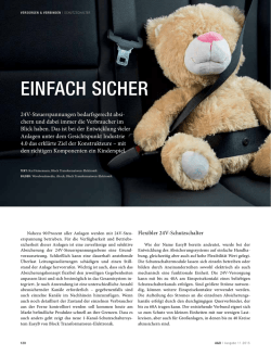 einfach sicher - BLOCK Transformatoren