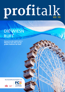 die wiesn ruft - FCM Travel Solutions