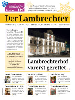 Lambrechterhof vorerst gerettet › 2 - St. Lambrecht