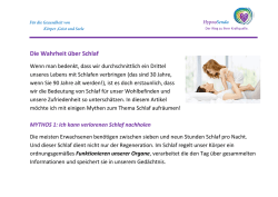 Die Wahrheit &uuml;ber Schlaf - Hypno