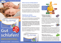 Gut schlafen!