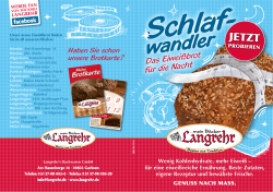 Schlaf - B&auml;ckerei Langrehr