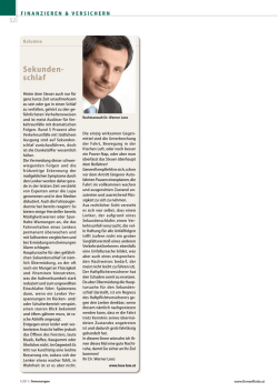 Sekunden- schlaf - Loos & Pock Rechtsanwälte