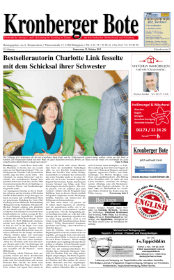 Bestsellerautorin Charlotte Link fesselte mit dem Schicksal ihrer