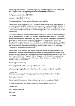 Befreiung und Befreier – Vernichtungskrieg in Osteuropa und das