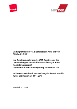 STE ver.di DGB WDR Gesetz 18112015 .docx