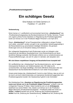 Ein sch&auml;biges Gesetz