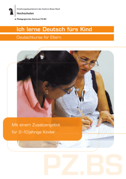 Ich lerne Deutsch f&uuml;rs Kind