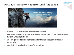 Rock Your Money – Finanzverstand fürs Leben