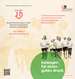 bewegen für einen guten druck