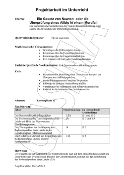 Thema Todeszeitpunkt CASIMA