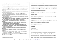 Jesu Versuchungen sind unsere Versuchungen