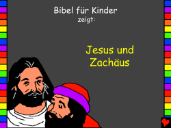 Jesus and Zaccheus German