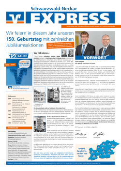 Wir feiern in diesem Jahr unseren 150. Geburtstag mit zahlreichen