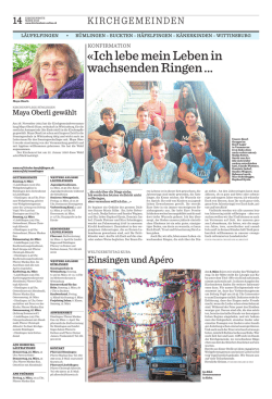 ich lebe mein Leben in wachsenden Ringen