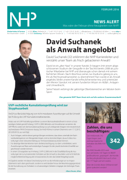 David Suchanek als Anwalt angelobt! - NHP