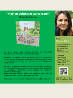 Informationsblatt zum Buch "Mein unsichtbarer