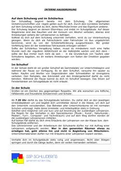 Interne Schulordnung MS