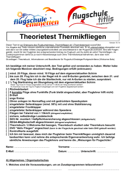 Thermiktheorietest (deutsch) - Flugschule