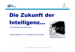 Die Zukunft der Intelligenz