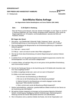in unserer Kleinen Anfrage nachlesen