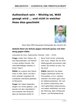 Interview mit Werner H&ouml;tzel