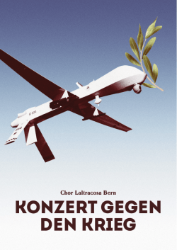 konzert gegen den krieg - beim Chor Laltracosa, Bern