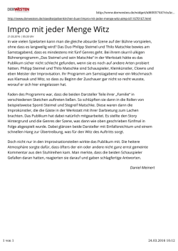 Impro mit jeder Menge Witz