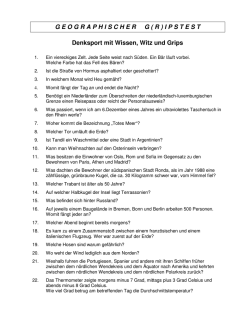 Geographischer G(r)ipstest