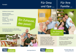 Ein Zuhause, das passt!