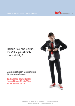 Haben Sie das Gef&uuml;hl, Ihr WAN passt nicht mehr richtig?