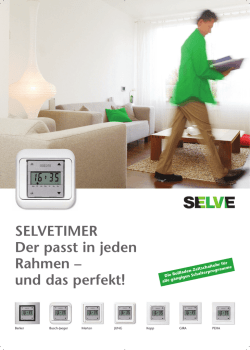 SELVETIMER Der passt in jeden Rahmen – und das perfekt!