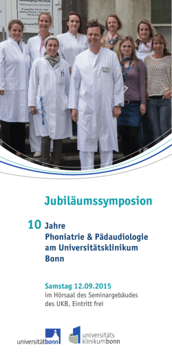 Jubil&auml;umssymposion