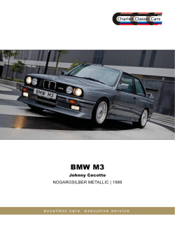 BMW M3 - Charles Classic Cars