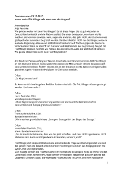Immer mehr Fl&uuml;chtlinge: wie kann man sie stoppen?