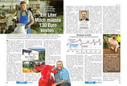 Ein Liter Milch m&uuml;sste &euro; 1,30 kosten - IG