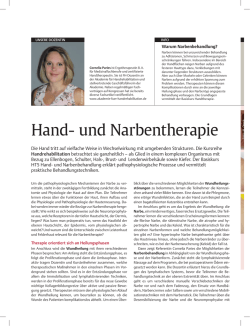 Hand- und Narbentherapie