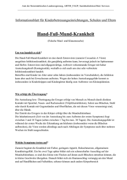 Hand-Fuß-Mund-Krankheit