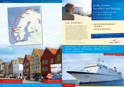 Gro&szlig;e Sommer Kreuzfahrt zum Nordkap