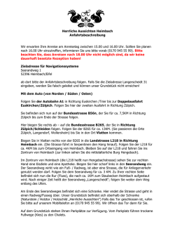 Herrliche Aussichten Heimbach Anfahrtsbeschreibung Wir erwarten