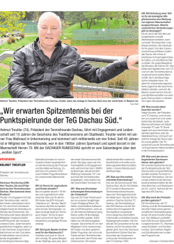 &bdquo;Wir erwarten Spitzentennis bei der Punktspielrunde der TeG
