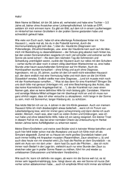 Hallo! Mein Name ist B&auml;rbel, ich bin 36 Jahre alt, verheiratet und