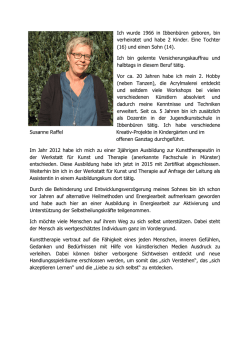 Ich wurde 1966 in Ibbenb&uuml;ren geboren, bin verheiratet und habe 2