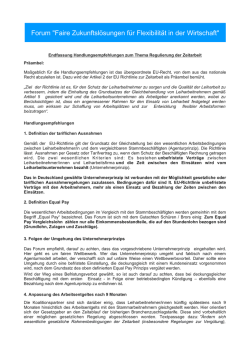 Handlungsempfehlungen