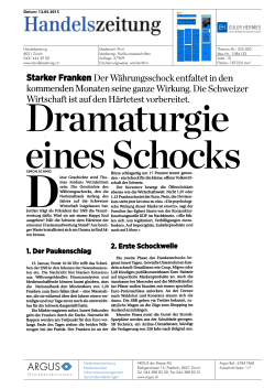 Dramaturgie eines Schocks