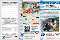 4-LäNdEr-Tour - BMW Motorradzentrum Kaiserslautern