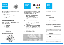 Informations-Flyer Diakonieverein Hiltpoltstein e.V.